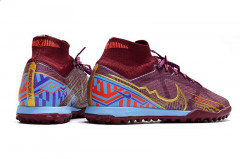 Сороконожки Nike Air Zoom Mercurial Superfly IX Academy TF бордовые