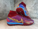 Сороконожки Nike Air Zoom Mercurial Superfly IX Academy TF бордовые