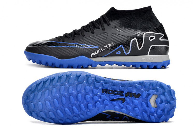 Сороконожки Nike Air Zoom Mercurial Superfly IX Elite TF черный/синий