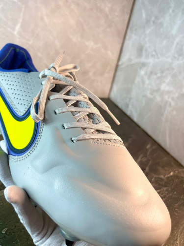 Бутсы Nike Tiempo Legend 9 Elite SG серый/фиолетовый