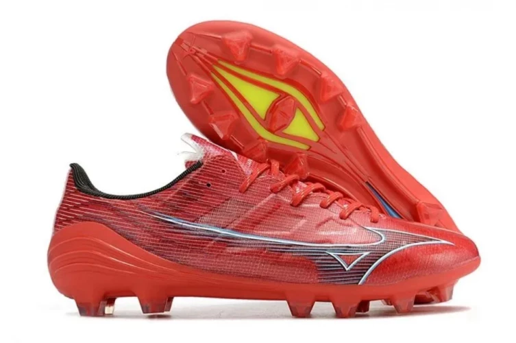 Бутсы Mizuno Alpha Japan FG красные