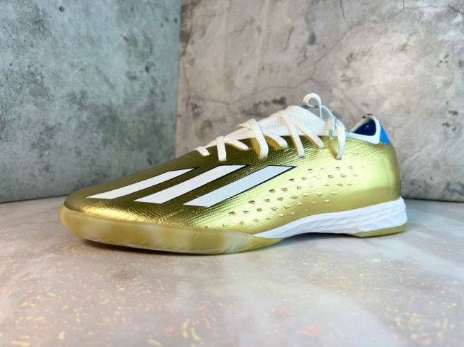 Футзалки Adidas X Speedportal 1 IC золотые