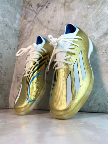 Футзалки Adidas X Speedportal 1 IC золотые