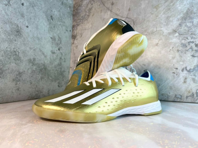 Футзалки Adidas X Speedportal 1 IC золотые