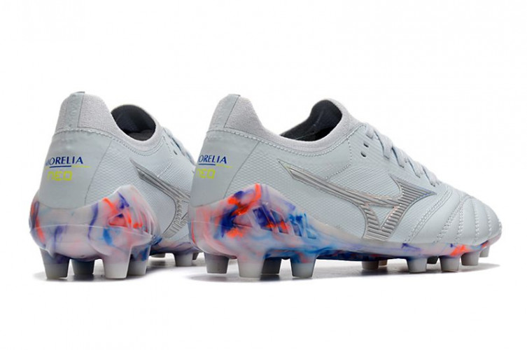 Бутсы Mizuno morelia neo 3 FG белый/серебро