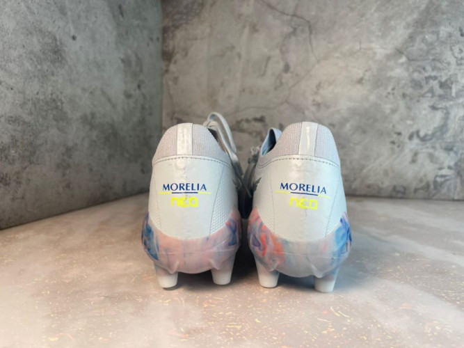 Бутсы Mizuno morelia neo 3 FG белый/серебро