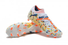 Бутсы Puma Future 7 Ultimate FG белый/оранжевый
