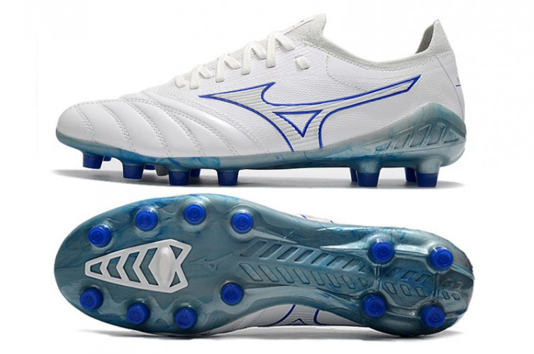 Бутсы Mizuno morelia neo 3 FG белый/синий