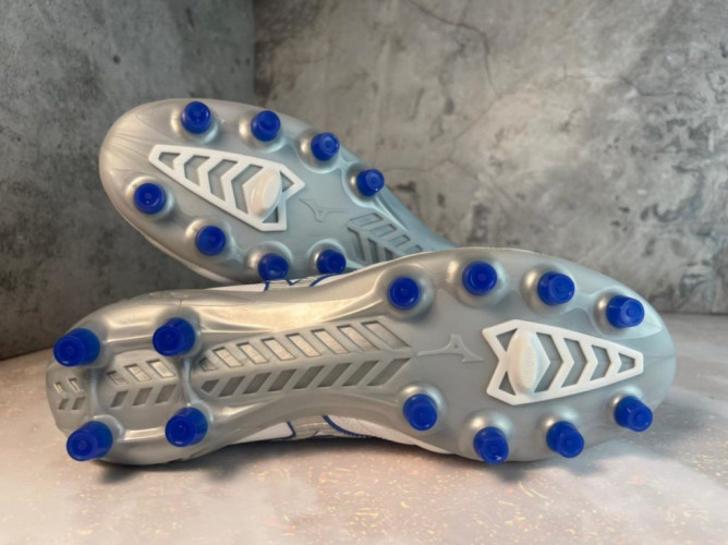 Бутсы Mizuno morelia neo 3 FG белый/синий
