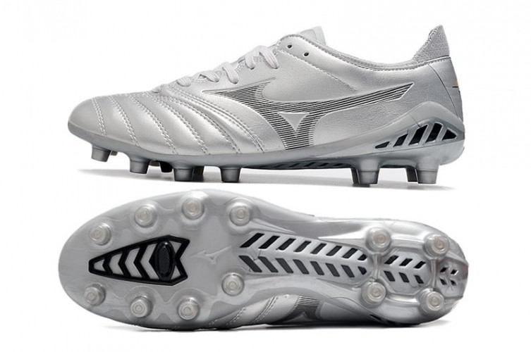 Бутсы Mizuno morelia neo 3 FG серые