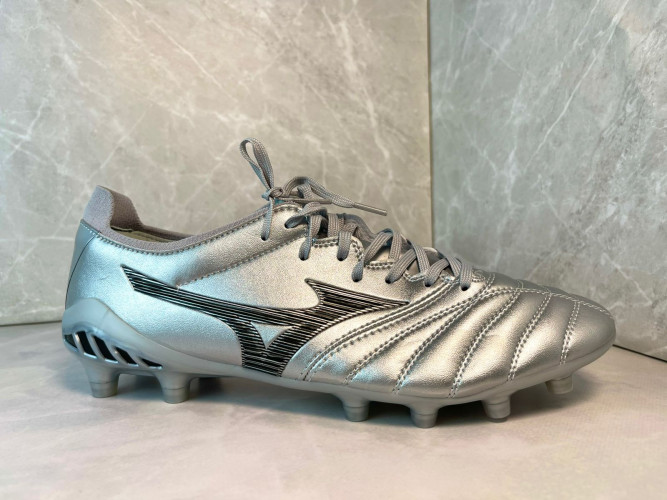 Бутсы Mizuno morelia neo 3 FG серые