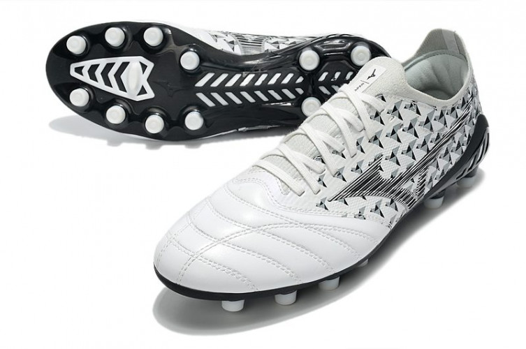 Бутсы Mizuno morelia neo 3 FG черно-белые
