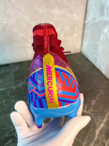 Бутсы Nike Air Zoom Mercurial Superfly IX Elite FG бордовый