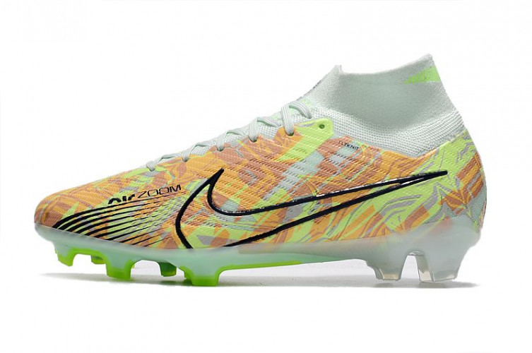 Бутсы Nike Air Zoom Mercurial Superfly IX Elite FG зеленые