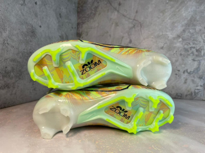 Бутсы Nike Air Zoom Mercurial Superfly IX Elite FG зеленые