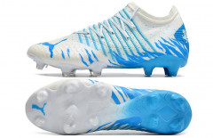 Бутсы Puma Future Z 1.3 FG белый/голубой