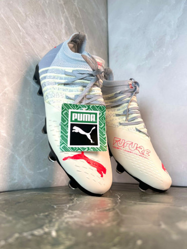 Бутсы Puma Future Z 1.3 FG белый/серый