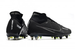 Бутсы Nike Air Zoom Mercurial Superfly IX Elite SG черные