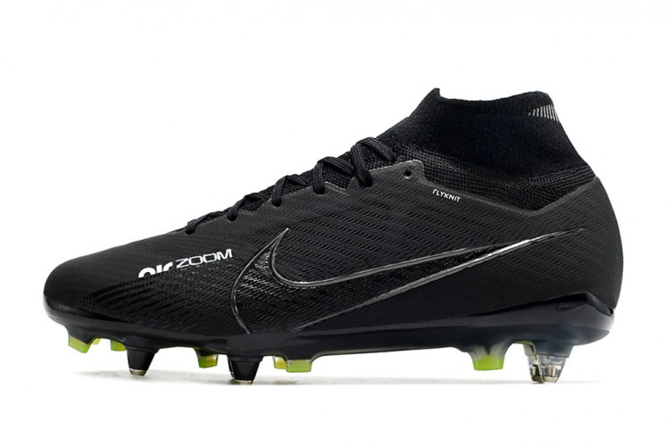 Бутсы Nike Air Zoom Mercurial Superfly IX Elite SG черные
