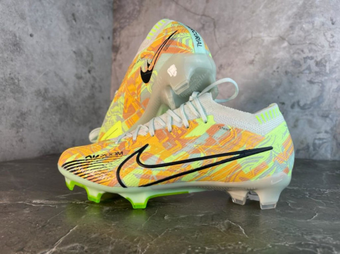 Бутсы Nike Air Zoom Mercurial Vapor 15 Elite FG зеленые