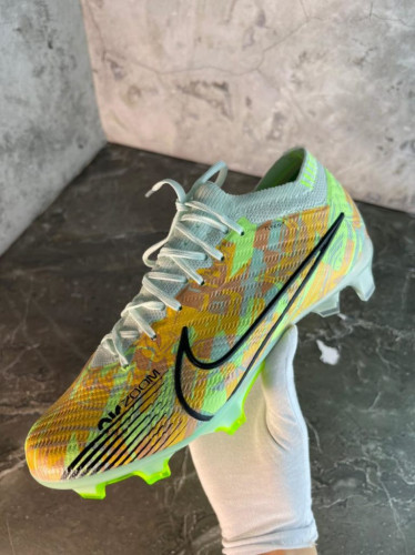 Бутсы Nike Air Zoom Mercurial Vapor 15 Elite FG зеленые