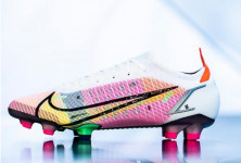 Футбольные бутсы Nike Mercurial Dream Speed Vapor 14 Elite FG с носком  серые - купить по цене 8990 руб. в Москве