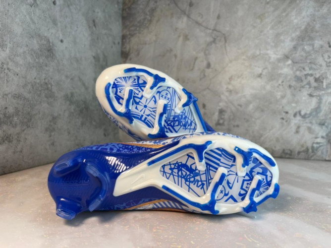 Бутсы Nike Air Zoom Mercurial Vapor 15 Elite FG синие