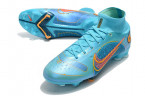 Бутсы Nike Mercurial Superfly 8 FG голубые
