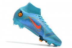 Бутсы Nike Mercurial Superfly 8 FG голубые