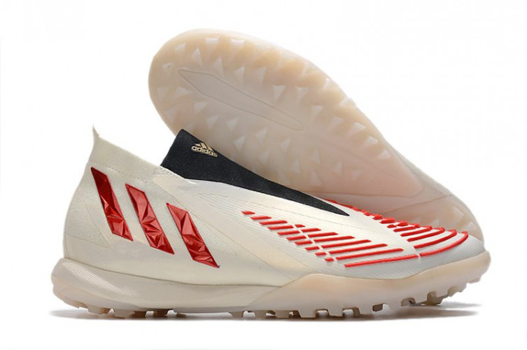 Сороконожки (Шиповки) Adidas Predator Edge1 TF белый/красный