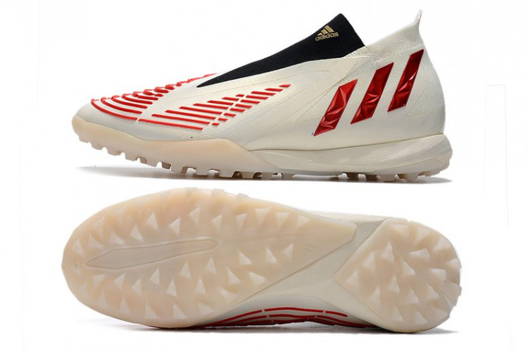 Сороконожки (Шиповки) Adidas Predator Edge1 TF белый/красный