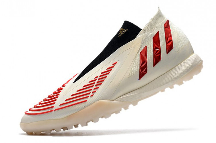 Сороконожки (Шиповки) Adidas Predator Edge1 TF белый/красный
