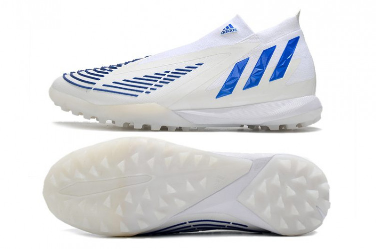 Сороконожки (Шиповки) Adidas Predator Edge1 TF белый/синий