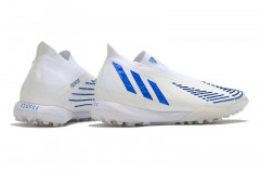 Сороконожки (Шиповки) Adidas Predator Edge1 TF белый/синий