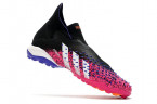 Сороконожки (Шиповки) Adidas Predator Freak + TF черный/розовый