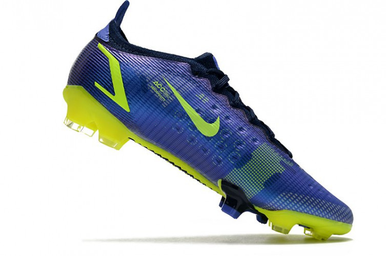 Бутсы Nike Mercurial Vapor 14 Elite FG синий/желтый