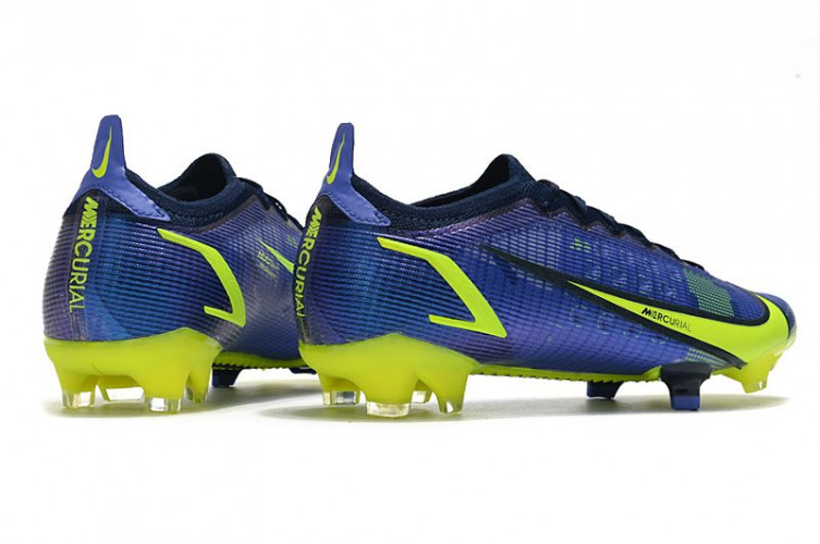 Бутсы Nike Mercurial Vapor 14 Elite FG синий/желтый